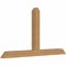 Ekena Millwork Portland Timber Gable Bracket, Western Red Cedar, 84"W x 45"H x 5 1/2"D x 5 1/2"F, 13/12 Pitch GBW084X45X0606POR00SWR - alternate 2